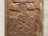 Antikvarinis Vilniaus kr. medinis drožynys Pieta - nuotraukos Nr. 2