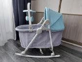 Kinderkraft gultukas- sūpynės 5in1unimo light blue