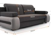 Sofa lova Gloria - gera kaina, puiki kokybė - nuotraukos Nr. 4