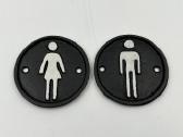 Wc (tualeto) ženkliukai