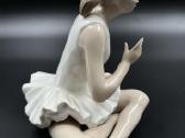 Rankų darbo keramikinė balerinos skulptūra - nuotraukos Nr. 5