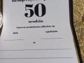 50 metų proga dr Pakvietimai lenku kalba. - nuotraukos Nr. 4