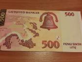 500 litų 2000 m. Unc.serija Aa - nuotraukos Nr. 2