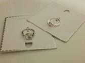 Nuostabūs Cubic Zirconia žiedeliai 17mm ir 18mm