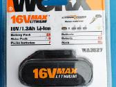 Naujas Worx akumuliatorius 16v