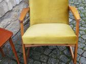 Vintažinis mid century supamas krėslas - nuotraukos Nr. 2