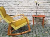 Vintažinis mid century supamas krėslas - nuotraukos Nr. 3