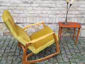 Vintažinis mid century supamas krėslas - nuotraukos Nr. 5