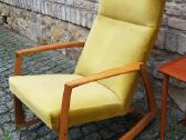 Vintažinis mid century supamas krėslas - nuotraukos Nr. 6