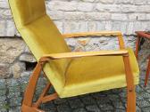 Vintažinis mid century supamas krėslas - nuotraukos Nr. 7
