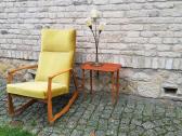 Vintažinis mid century supamas krėslas - nuotraukos Nr. 15