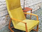 Vintažinis mid century supamas krėslas - nuotraukos Nr. 17