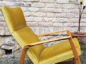 Vintažinis mid century supamas krėslas - nuotraukos Nr. 19