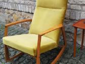 Vintažinis mid century supamas krėslas - nuotraukos Nr. 23