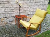 Vintažinis mid century supamas krėslas - nuotraukos Nr. 24