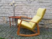 Vintažinis mid century supamas krėslas - nuotraukos Nr. 25