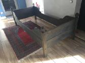 Viengulė medinė lova 200x90