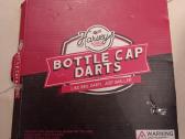 Bottle cap darts žaidimas