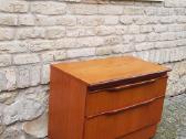 Vintažinė mid century riešutmedž TV/audio spintelė - nuotraukos Nr. 3