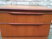 Vintažinė mid century riešutmedž TV/audio spintelė - nuotraukos Nr. 12