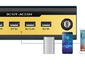 Įtampos keitiklis – inverteris 12v-220v 3000w - nuotraukos Nr. 5