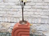 Vintažinis mid century žalvario stalo šviestuvas - nuotraukos Nr. 5