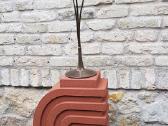 Vintažinis mid century žalvario stalo šviestuvas - nuotraukos Nr. 16