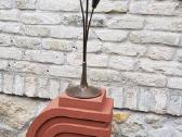 Vintažinis mid century žalvario stalo šviestuvas - nuotraukos Nr. 19