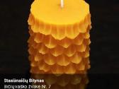 Rankų darbo bičių vaško žvakės - nuotraukos Nr. 18