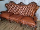 Stilinga sofa. Riešutmedis ir natūrali oda. - nuotraukos Nr. 2