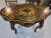 Boulle stiliaus stalas. 1850 - 1900 metai. - nuotraukos Nr. 6