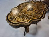 Boulle stiliaus stalas. 1850 - 1900 metai. - nuotraukos Nr. 9