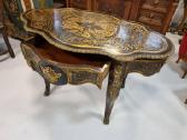 Boulle stiliaus stalas. 1850 - 1900 metai. - nuotraukos Nr. 11