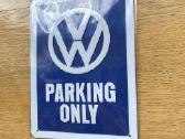 Vw Parking Only Skardinis Metalinis Paveikslas, Že - nuotraukos Nr. 2
