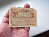20 laikinųjų Lietuviškų centų 1922m Retas - nuotraukos Nr. 3