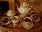 Prabangus ,paauksuotas porceleno servyzas kavai - nuotraukos Nr. 6