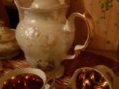 Prabangus ,paauksuotas porceleno servyzas kavai - nuotraukos Nr. 4