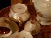 Prabangus ,paauksuotas porceleno servyzas kavai - nuotraukos Nr. 2