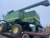 Kombainas John Deere 9660wts Hill Ardomas Dalimis - nuotraukos Nr. 6