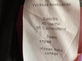 Juodas lengvai dryžuotas kostiumas - nuotraukos Nr. 7