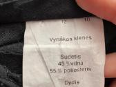 Juodas lengvai dryžuotas kostiumas - nuotraukos Nr. 8
