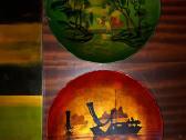 Tarybinių laikų vietnamietiškos medinės lėkštės