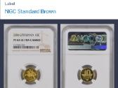 2006 m. 10 ct proof Ngc Unc P F 64 Ultra Cameo - nuotraukos Nr. 7
