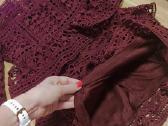 Bordo spalvos proginė suknelė - nuotraukos Nr. 10