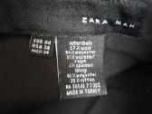 Zara Man vyriškos kelnės rudos languotos, L - nuotraukos Nr. 3