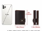 Odinė automatinė piniginė su Rfid apsauga - nuotraukos Nr. 9