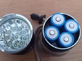 Galingi prožektoriai T6 LED 18650 formato akb