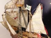 Rankų darbo Santa Maria laivo modelis (vienetinis) - nuotraukos Nr. 3