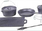 Ketaus grill indų rinkinys