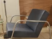 Vintažiniai mid century Bauhaus odiniai foteliai - nuotraukos Nr. 9